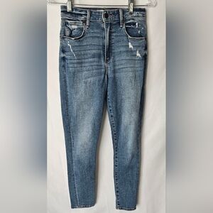 Abercrombie & Fitch Super Skinny Ankle High Rise Jeans
